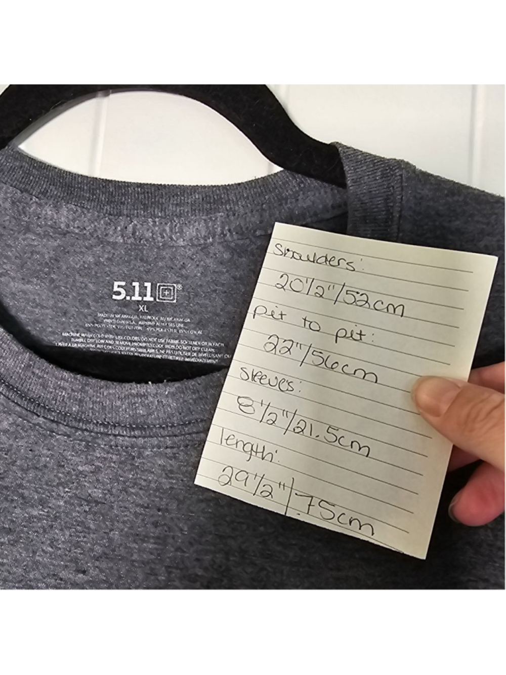 5.11 Tactical XL feathered blue logo tshirt - Picture 2 of 11